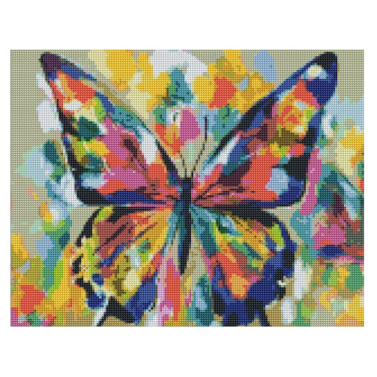 Kit Diamond Painting 35 x 45 cm Mariposa Luminosa, una actividad creativa para decorar tu hogar y relajarte.