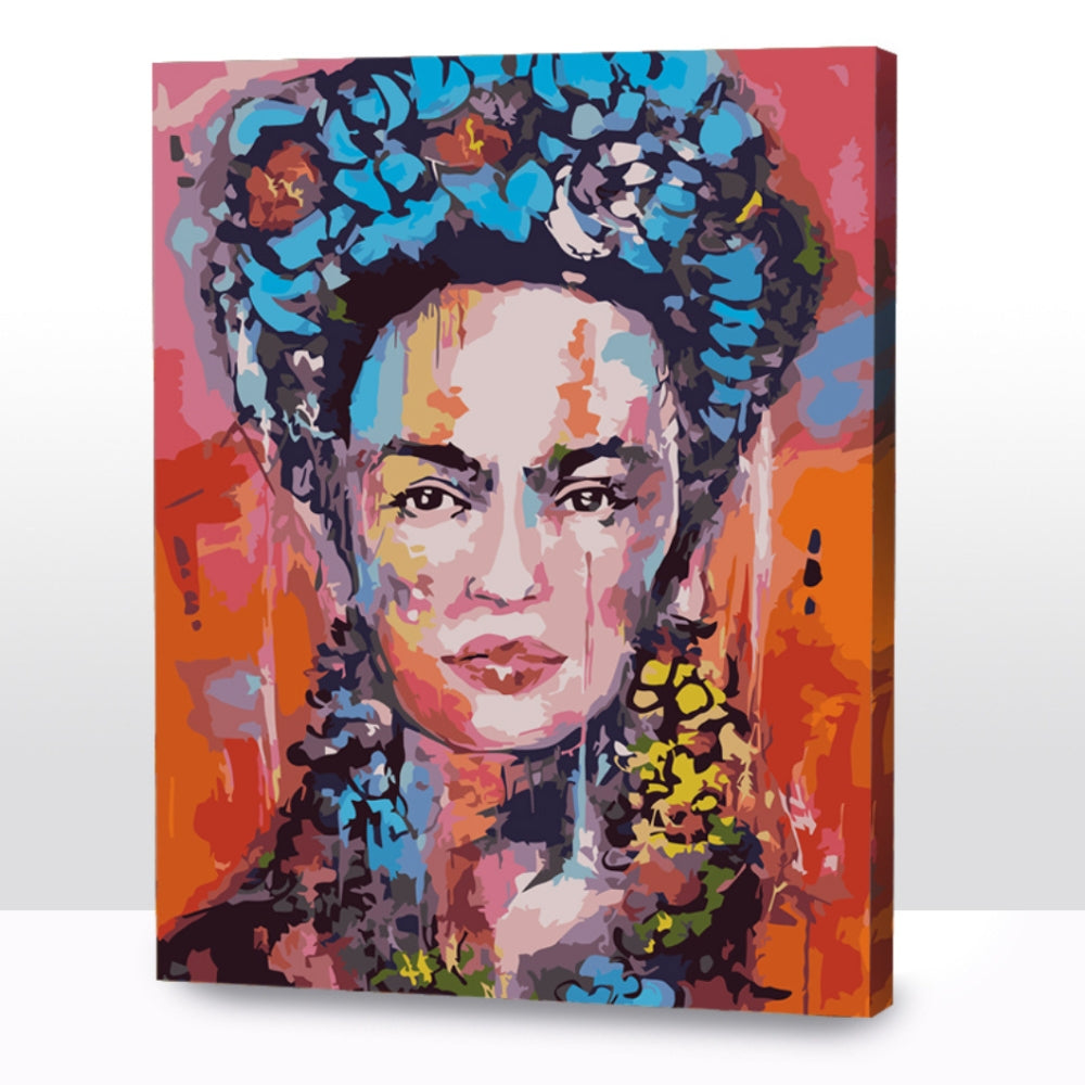 Kit Paint by Numbers 50 cm x 65 cm - Diseño Frida 3